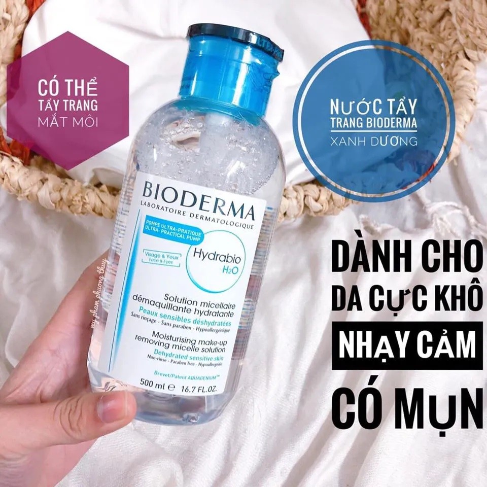 Thiết Kế của Bioderma Hydrabio H2O Micellar Water bản cũ